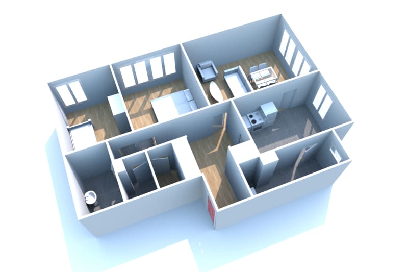 En location à Clères : appartement T3 - Image 2