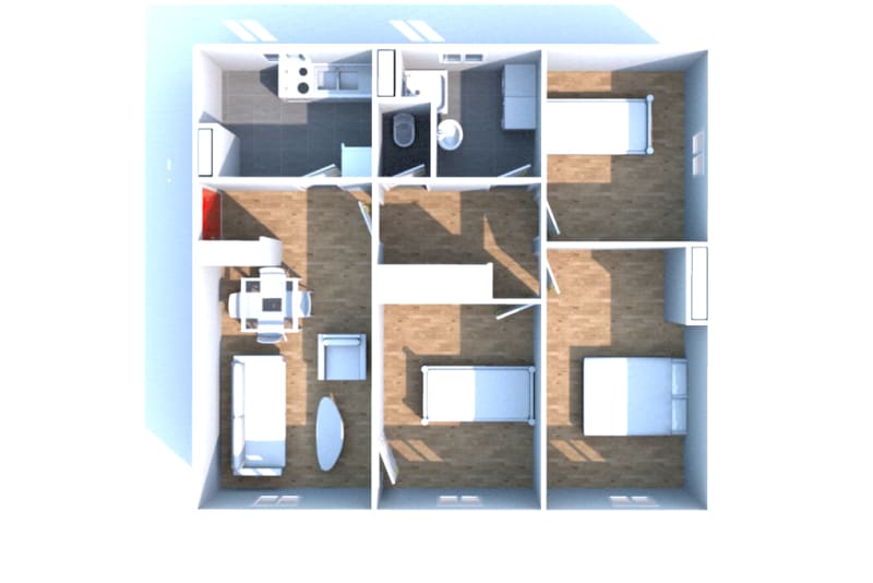 Proche Téor à Darnétal, appartement F4 en location - Image 3