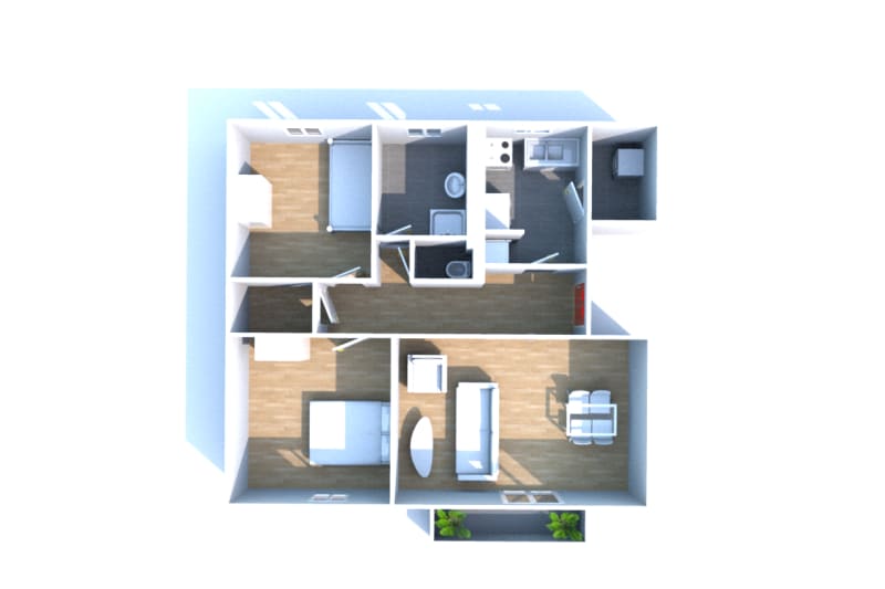 Rue de Verdun à Darnétal : location T3 appartement - Image 3