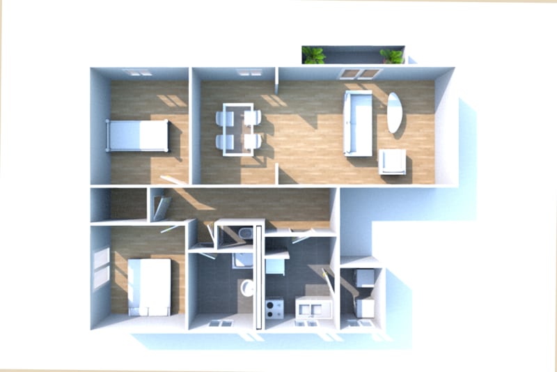 Location grand appartement F3 à Darnétal - Image 3