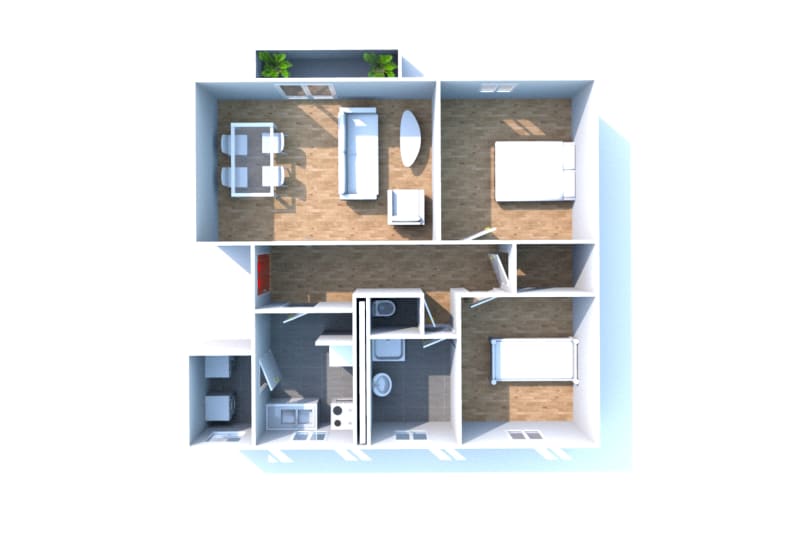 Darnétal, appartement en location T3 - Image 3