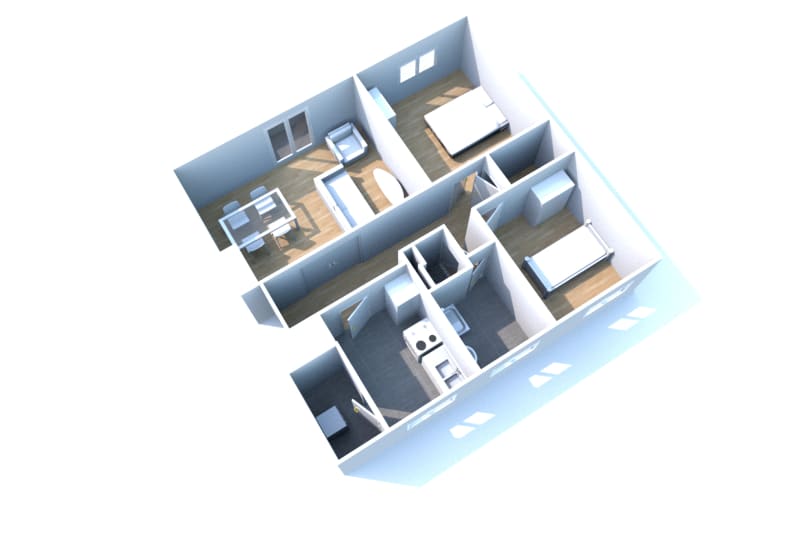 À Darnétal : location d'un appartement 3 pièces - Image 2