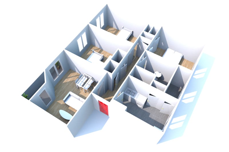 En location : appartement T4 à Déville-lès-Rouen - Image 6