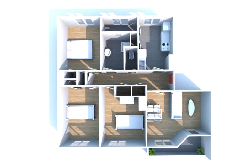 En location : appartement T4 à Déville-lès-Rouen - Image 7