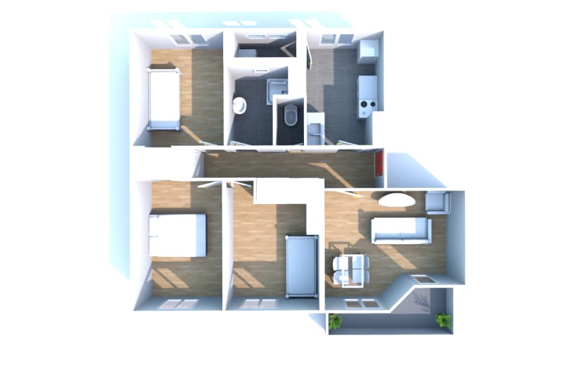 À Déville-lès-Rouen : louez appartement T4 - Image 3