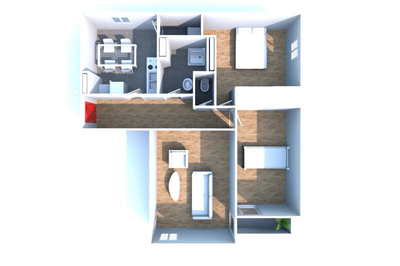 Location Déville-lès-Rouen : appartement T3 - Image 3