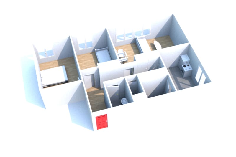 Location à Déville-lès-Rouen : logement 3 pièces - Image 2