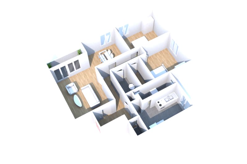 Appartement F4 à louer en entrée de ville de Dieppe - Image 2