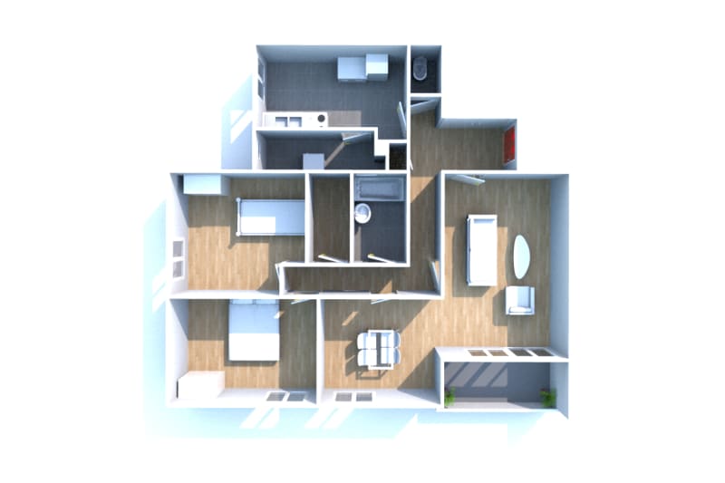 Appartement F4 à louer en entrée de ville de Dieppe - Image 3