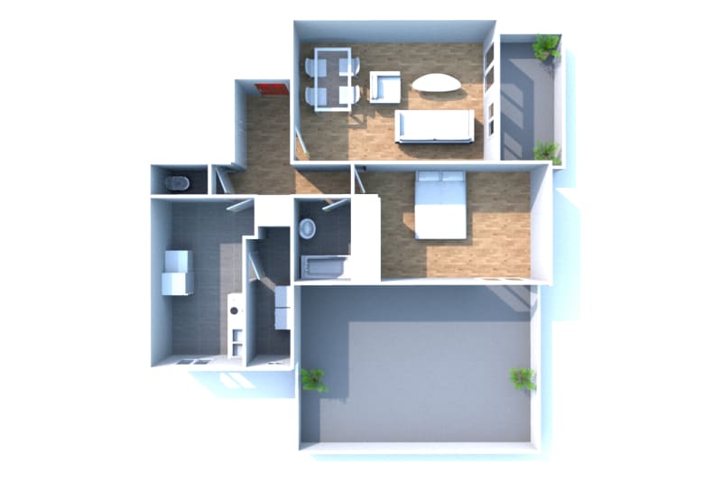 Appartement F2 à louer en entrée de ville de Dieppe - Image 3