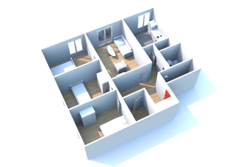 T4 appartement en location à Doudeville - Image 2