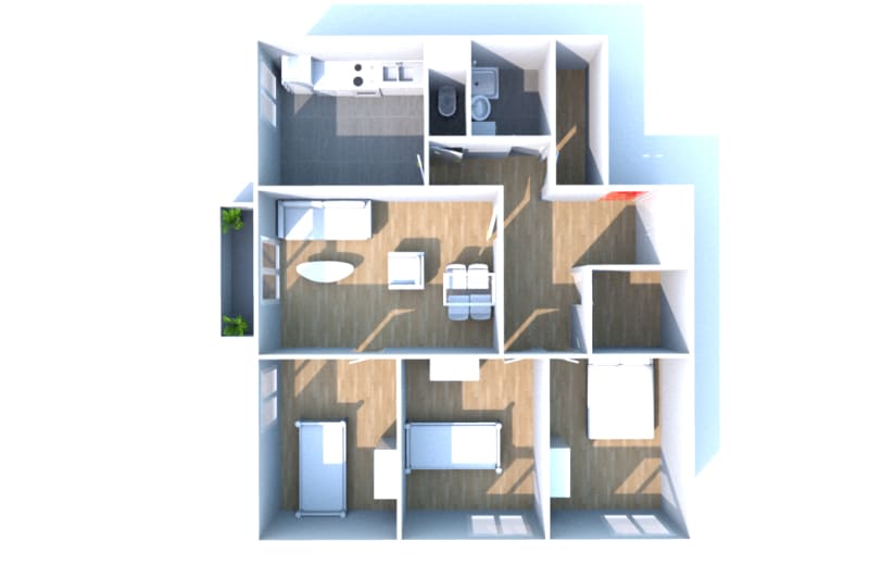 T4 appartement en location à Doudeville - Image 3