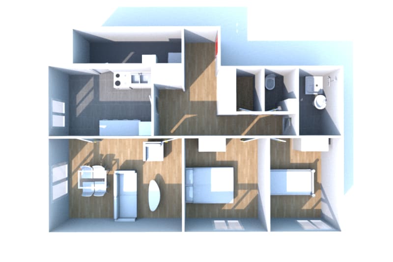 Location Doudeville d'un T3 appartement - Image 3