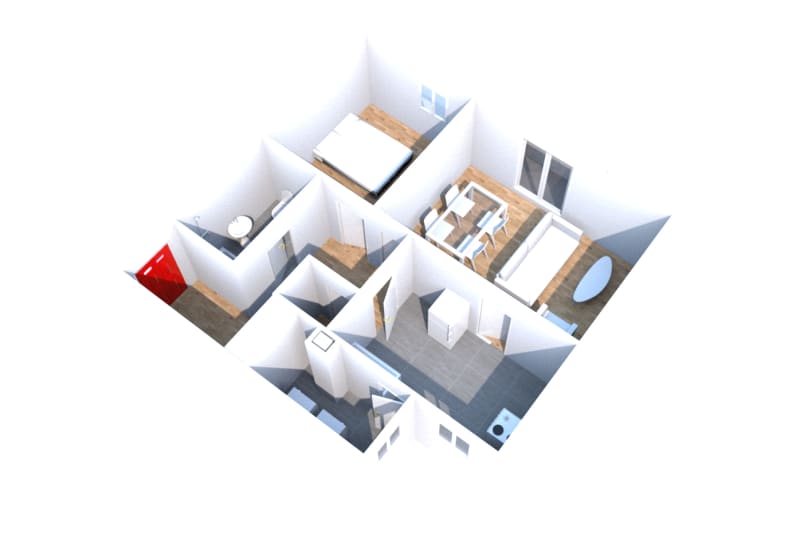 Appartement 2 pièces à louer à Doudeville - Image 2