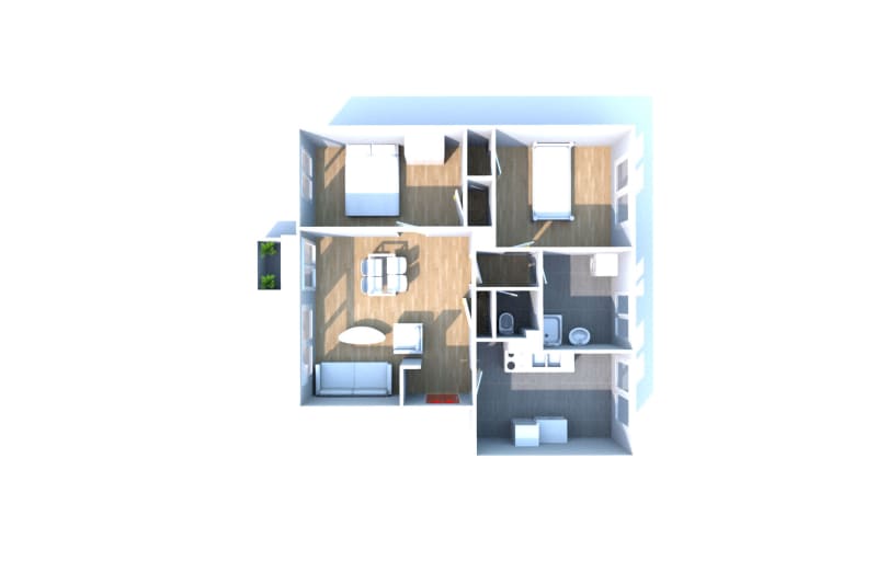 Vue sur Seine à Elbeuf : location d'un appartement T3 - Image 3