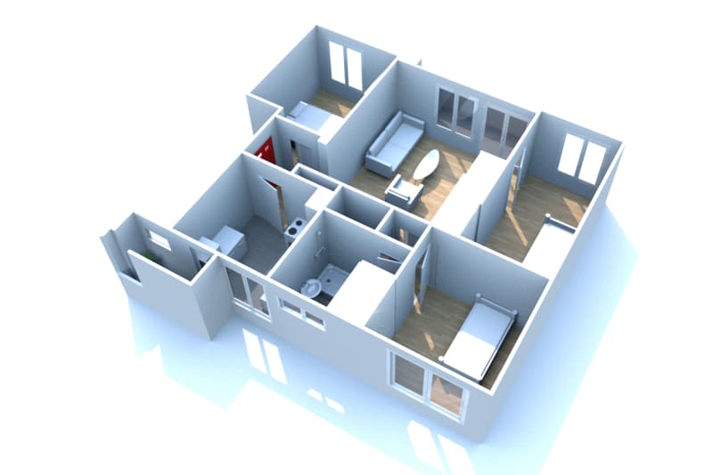 T4 appartement à louer à Elbeuf - Image 2