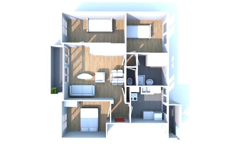 T4 appartement à louer à Elbeuf - Image 3
