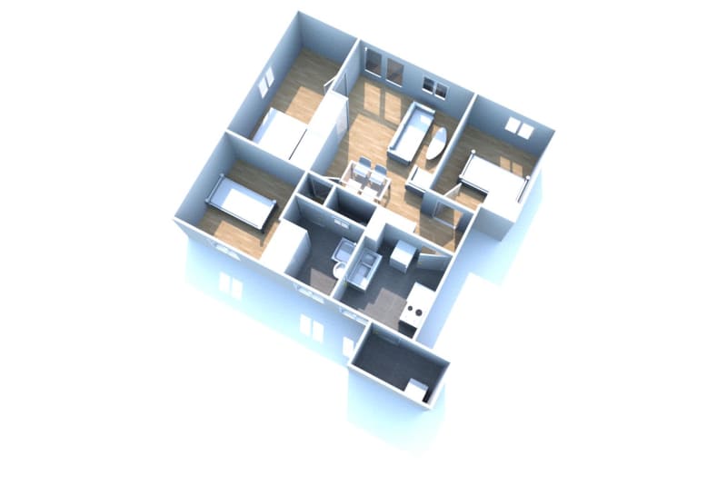 Appartement T4 à louer à Elbeuf dans une résidence récente - Image 5