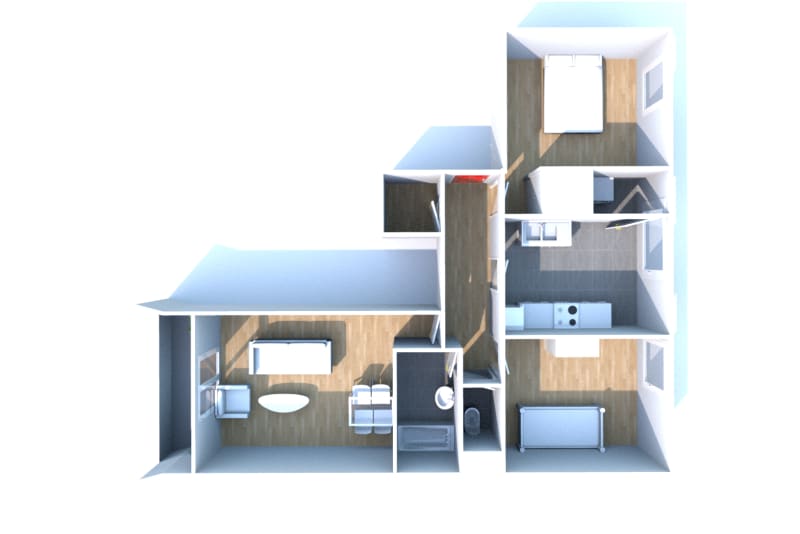 Elbeuf les Mesliers : à louer appartement T3 - Image 3