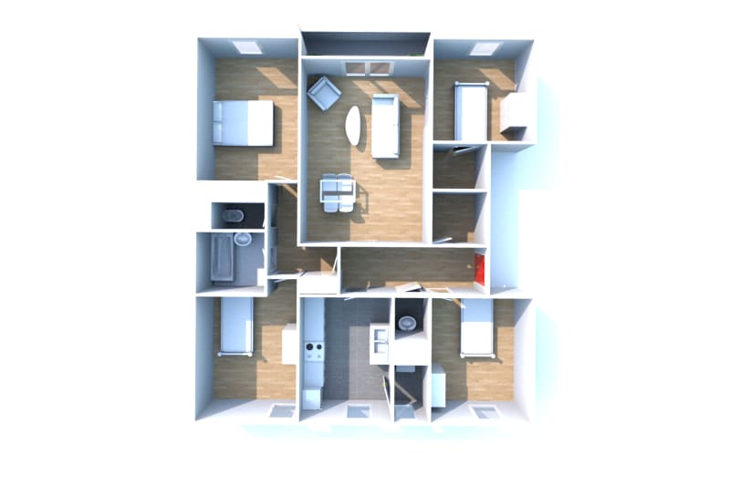 À louer : appartement T5 à Elbeuf - Image 3