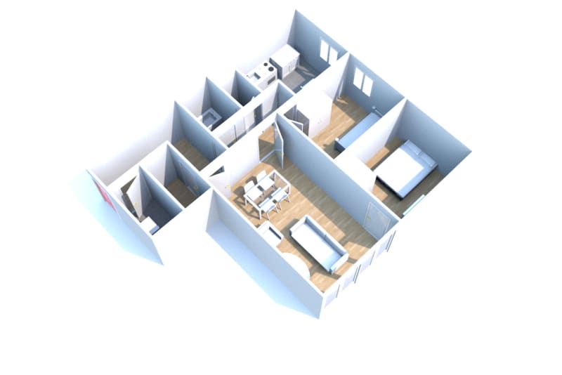 Elbeuf : location T3 appartement - Image 2