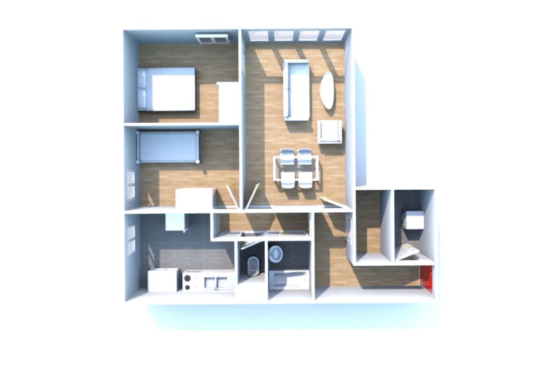 Elbeuf : location T3 appartement - Image 3