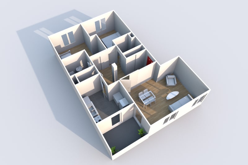 Appartement T3 en location à Elbeuf proche de l'IUT - Image 10