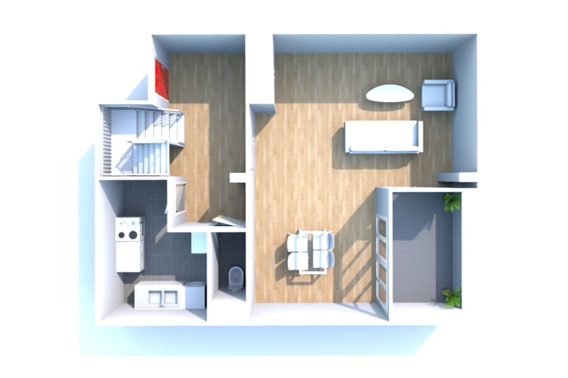 Location d'un appartement DUPLEX 3 pièces à Elbeuf - Image 3