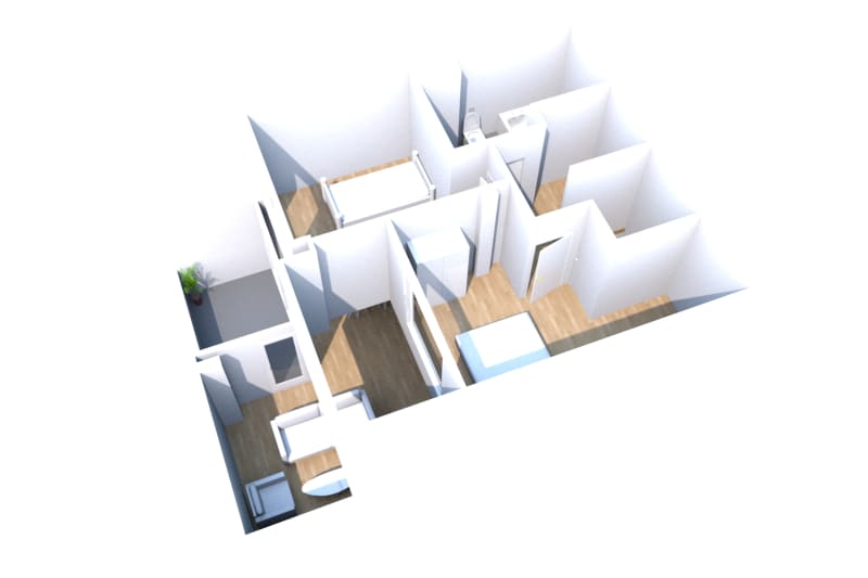 Location d'un appartement DUPLEX 3 pièces à Elbeuf - Image 4