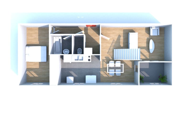 Appartement Duplex F4 dans un bâtiment chargé d'Histoire à Elbeuf - Image 3