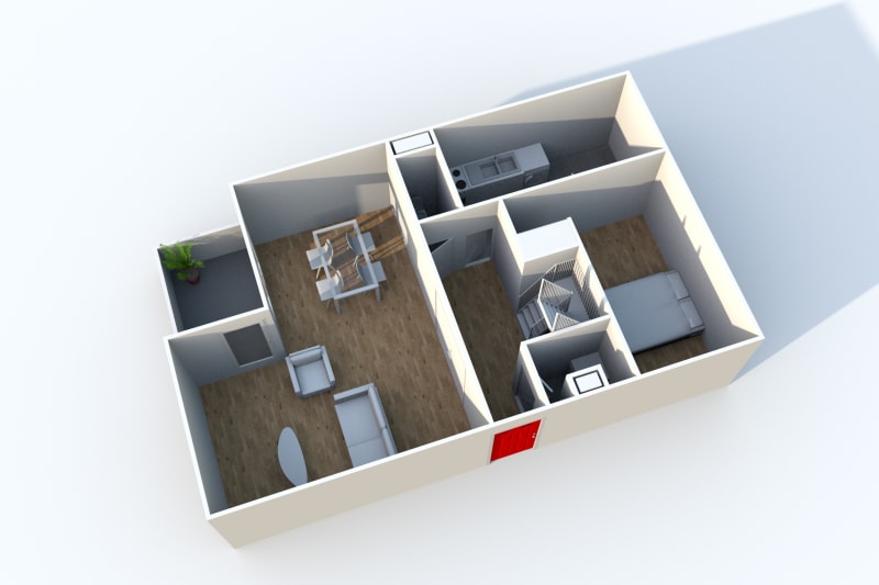 Appartement Duplex T4 proche de l'IUT d'Elbeuf - Image 6