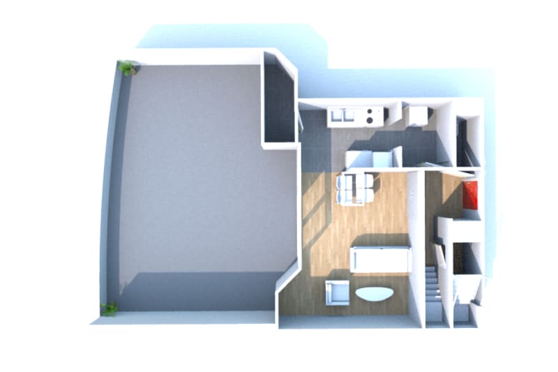 Location appartement duplex 3 pièces à Elbeuf - Image 3