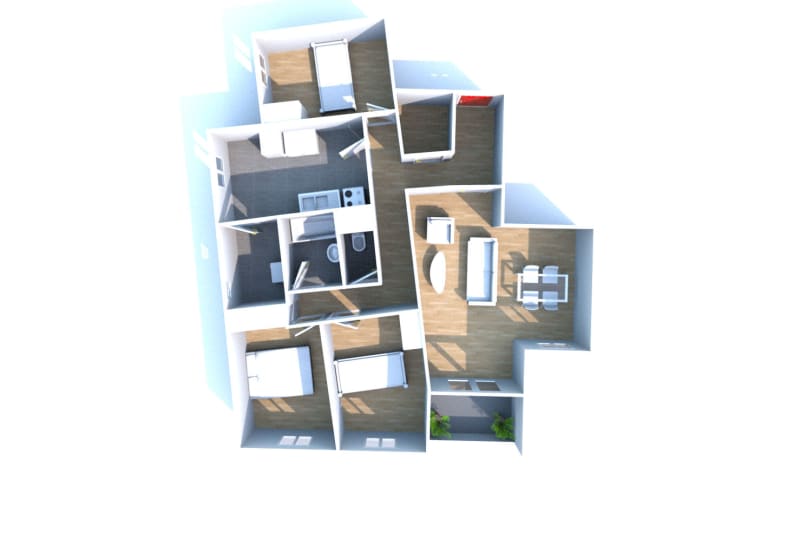 Appartement à louer F4 à Elbeuf proche de la Seine - Image 6