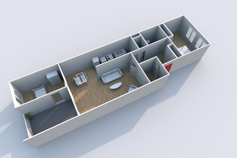 Appartement T3 en location à Elbeuf proche de l'IUT - Image 4