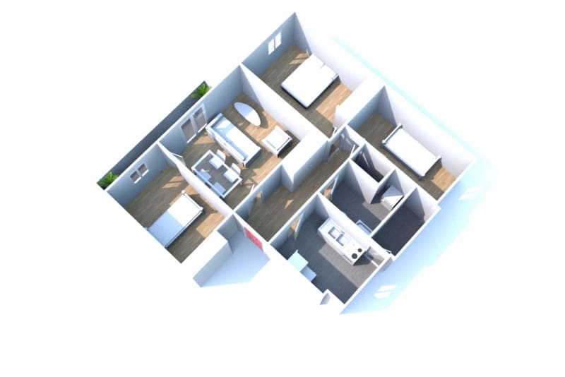 Location d’un appartement T4 à louer à Eu - Image 2