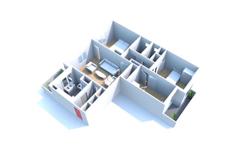 Appartement F4 à louer à Fécamp - Image 1