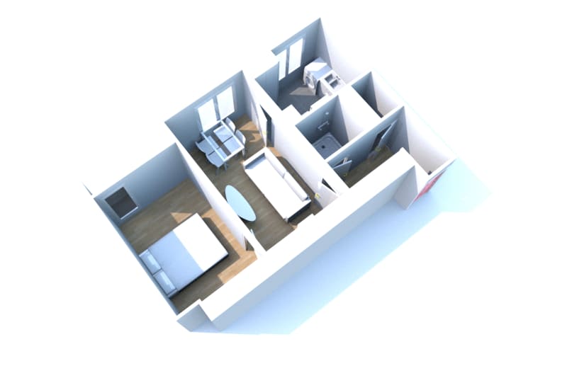 Appartement F2 en location à Fécamp proche du centre aquatique - Image 7