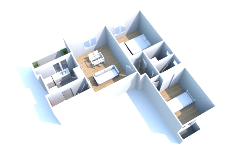 Fécamp appartement type 3 à louer - Image 2