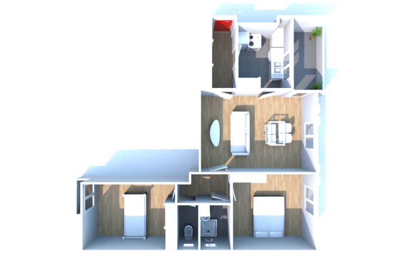 Fécamp appartement type 3 à louer - Image 3