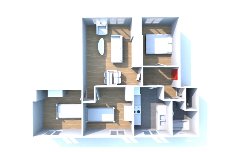 Bel appartement F3 en location à Fécamp - Image 3