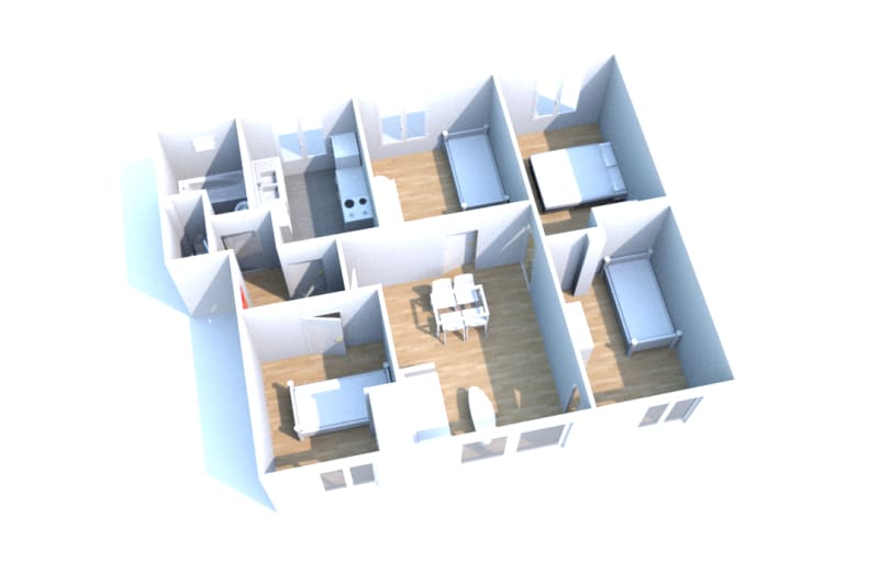 À louer à Fécamp : appartement T4 - Image 2