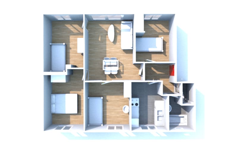 À louer à Fécamp : appartement T4 - Image 3