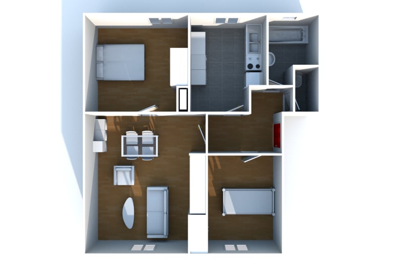 Appartement F3 en location à Fécamp dans une résidence réhabilitée - Image 4