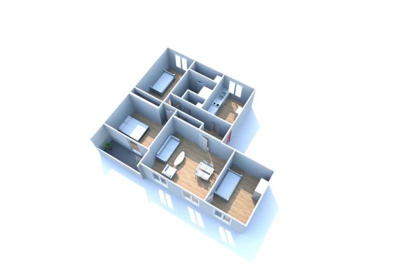 Appartement 4 pièces à louer à Fécamp - Image 1