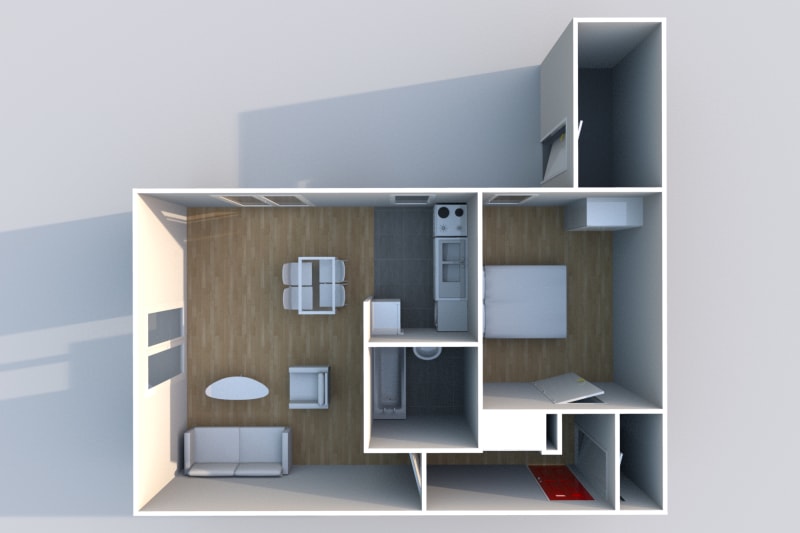 Pavillon F2 de plain-pied à Flamanville - Image 4