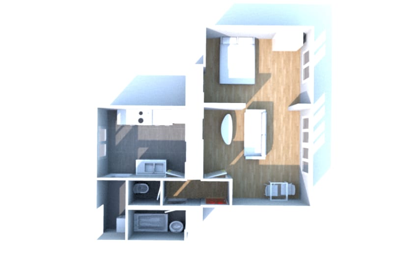 Location d'un appartement 2 pièces à Fontaine-la-Mallet - Image 3
