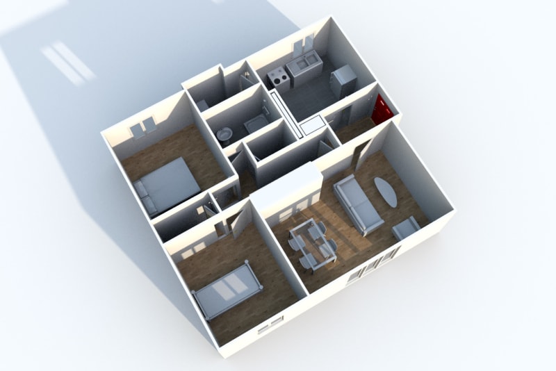 Appartement F3 à louer à Gaillefontaine - Image 4