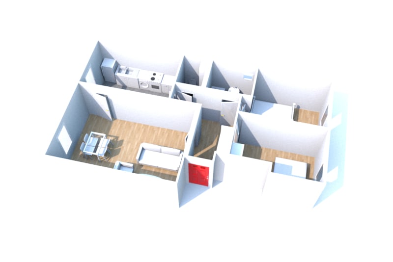 À Goderville : location appartement T3 - Image 1