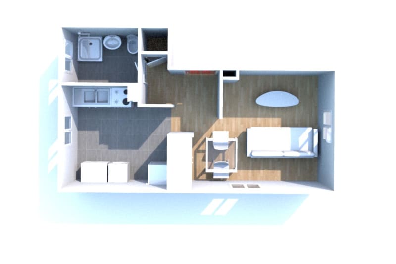 Appartement T1 à louer à Gonfreville l'Orcher - Image 3