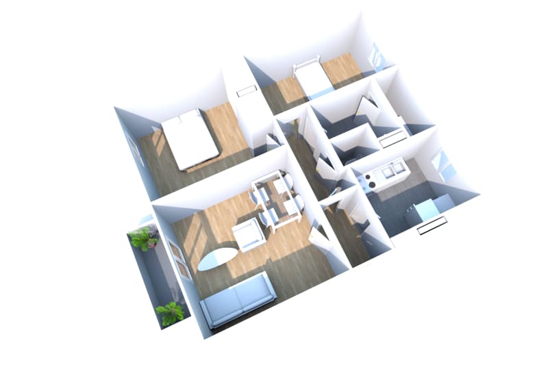 Appartement 3 pièces à Gonfreville-l’Orcher en location - Image 3